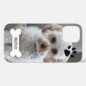 Aangepaste persoonlijke foto en naam Case-Mate iPhone case (Achterkant (horizontaal))