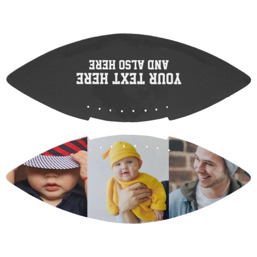 Aangepaste persoonlijke foto en tekst american football (Panelen)