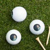 Aangepaste persoonlijke foto- en tekstgolfballen golfballen (Insitu Gras)