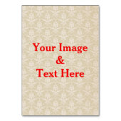 Aangepaste persoonlijke foto- en teksttabel Nu Kaart (Voorkant)