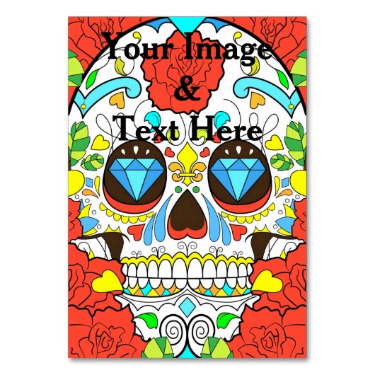 Aangepaste persoonlijke foto- en teksttabel Nu Kaart (Voorkant)