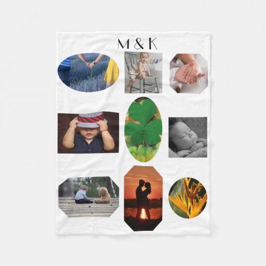 Aangepaste persoonlijke foto fleece deken (Voorkant)