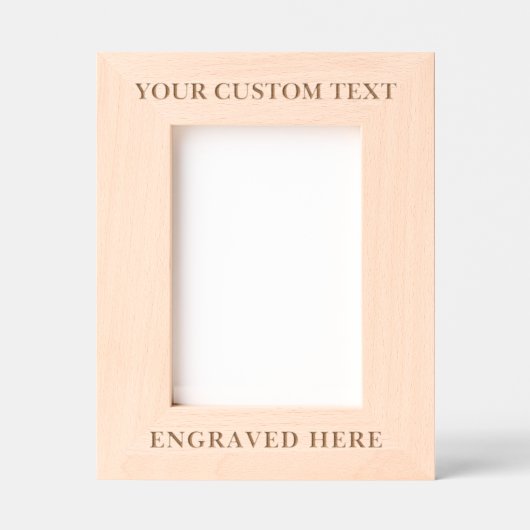 Aangepaste persoonlijke foto gegraveerde lijstjes (Voorkant)