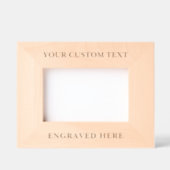 Aangepaste persoonlijke foto gegraveerde lijstjes (Voorkant)