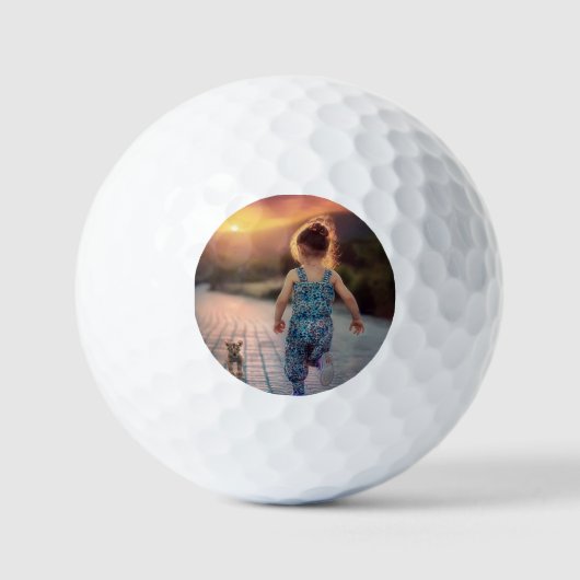 Aangepaste persoonlijke foto golfballen (Voorkant)
