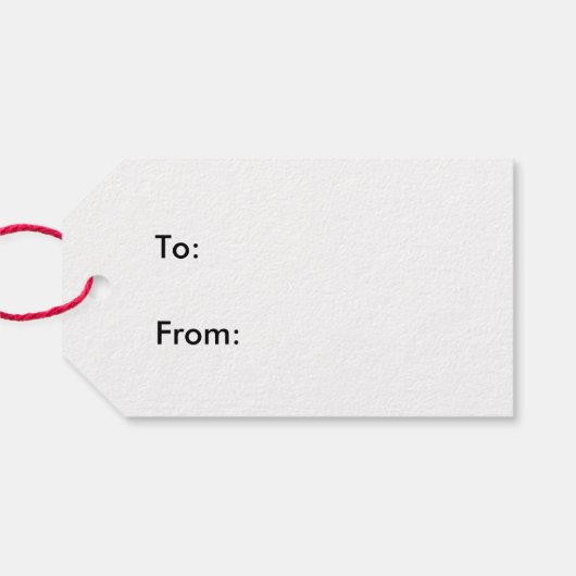 Aangepaste persoonlijke foto-illustratie speciale  cadeaulabel (Achterkant Horizontaal)