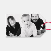 Aangepaste persoonlijke foto-illustratie speciale  cadeaulabel (Voorkant (Horizontaal))