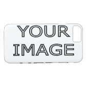 Aangepaste persoonlijke foto ingeschakeld Case-Mate iPhone case (Achterkant (Horizontaal))