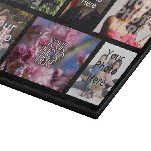 Aangepaste persoonlijke foto-inkuilMontage Snijplank (Hoek)