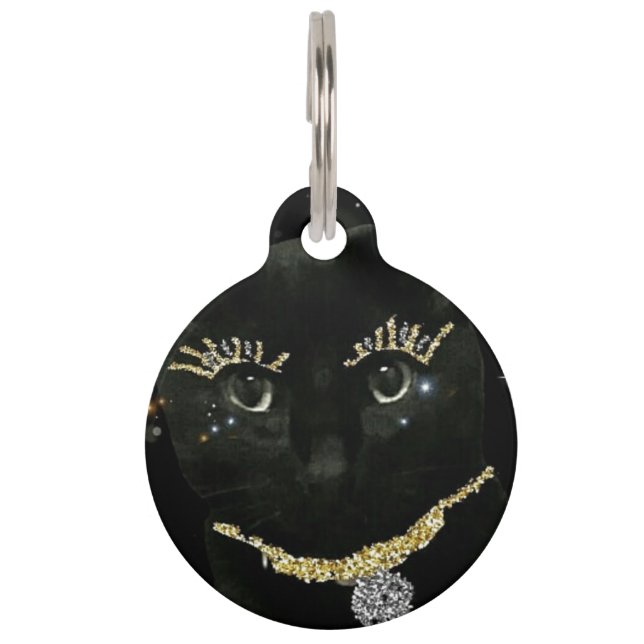 Aangepaste persoonlijke foto-instelbare onderstelt huisdierpenning (Voorkant)