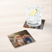 Aangepaste persoonlijke foto kartonnen onderzetters (Insitu)