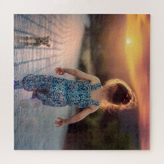 Aangepaste persoonlijke foto legpuzzel (Horizontaal)