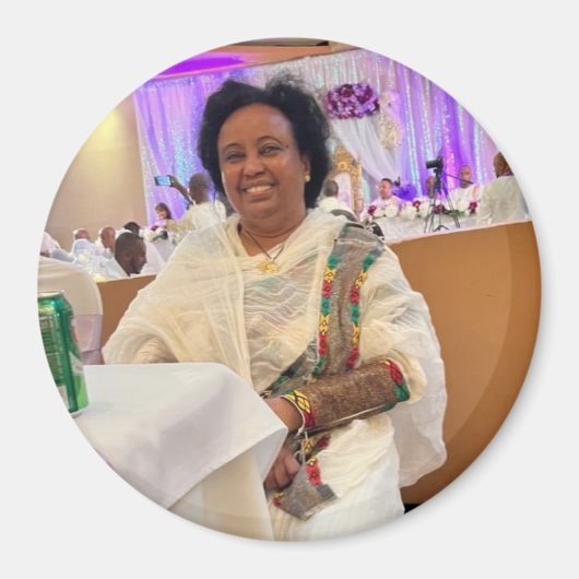 Aangepaste persoonlijke foto magneet (Voorkant)