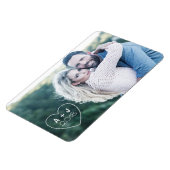 Aangepaste persoonlijke foto magneet (Linkerzijde)