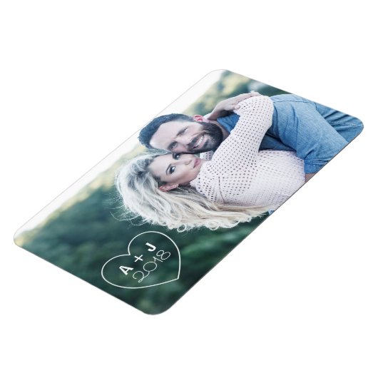 Aangepaste persoonlijke foto magneet (Linkerzijde)