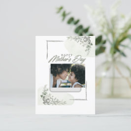 Aangepaste persoonlijke foto-moederdag briefkaart