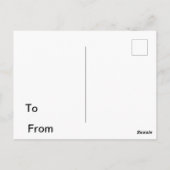 Aangepaste persoonlijke foto-moederdag briefkaart (Achterkant)