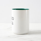 Aangepaste persoonlijke foto-Mok met twee tonen, l Tweekleurige Koffiemok (Center)