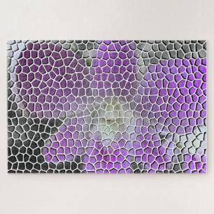 Aangepaste persoonlijke foto-mozaïek Jigzaag Puzz Legpuzzel