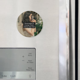 Aangepaste persoonlijke foto Naam foto-artikel Slo Magneet