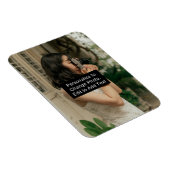 Aangepaste persoonlijke foto Naam Slogan Rec Magneet (Rechterzijde)