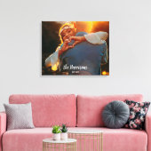 Aangepaste persoonlijke foto-Pas getrouwd van Coup Canvas Afdruk (Insitu (Woonkamer))