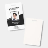 Aangepaste persoonlijke foto personeel ID-badge Badge (Voor- en achterkant)