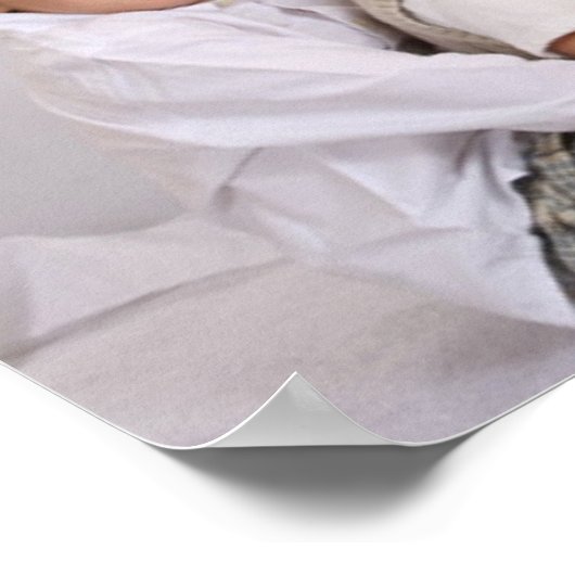 Aangepaste persoonlijke foto-Posters Poster (Hoek)