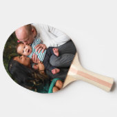 Aangepaste persoonlijke foto-reeks tafeltennisbatje (Zijkant)