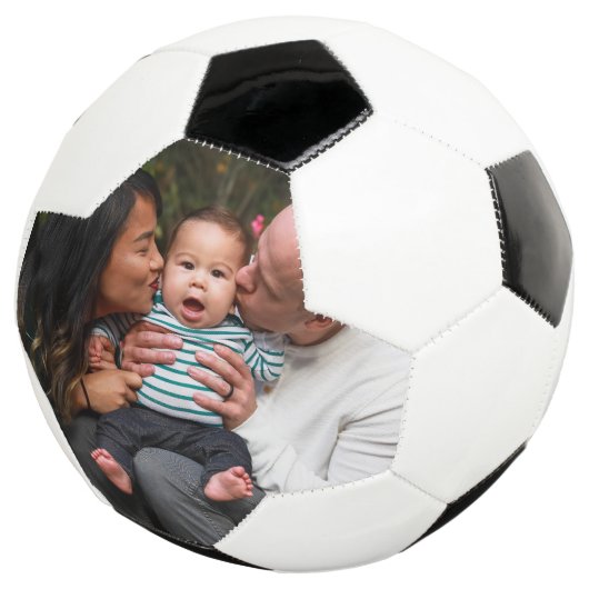 Aangepaste persoonlijke foto-reeks voetbal (Drie kwart)