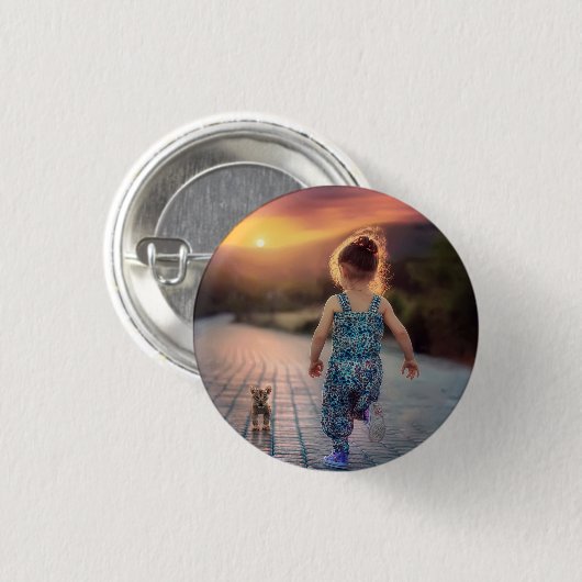 Aangepaste persoonlijke foto ronde button 3,2 cm (Voorkant /achterkant)