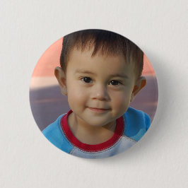 Aangepaste persoonlijke foto ronde button 5,7 cm