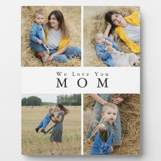 Aangepaste persoonlijke foto-samengevouwen moederf fotoplaat (Voorkant)