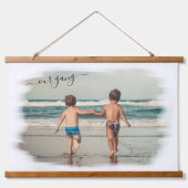 Aangepaste persoonlijke foto-sjabloon aanpassen me hangend wandkleed (Voorkant)