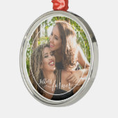 Aangepaste persoonlijke foto-sjabloonzussers voor  metalen ornament (Links)