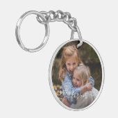Aangepaste persoonlijke foto-sjabloonzussers voor  sleutelhanger (Voorkant Links)