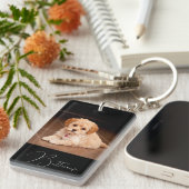 Aangepaste persoonlijke foto sleutelhanger (Voorkant Rechts)