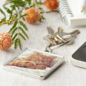 Aangepaste persoonlijke foto sleutelhanger (Zijkant)