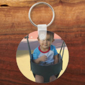 Aangepaste persoonlijke foto sleutelhanger (Voorkant)