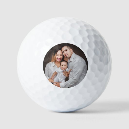 Aangepaste persoonlijke foto van de familie golfballen (Voorkant)