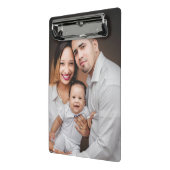 Aangepaste persoonlijke foto van de familie mini klembord (Angled2)