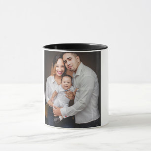Aangepaste persoonlijke foto van de familie mok