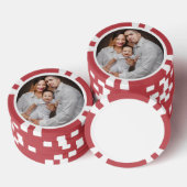 Aangepaste persoonlijke foto van de familie poker chips (Opstapeling)
