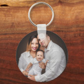 Aangepaste persoonlijke foto van de familie sleutelhanger (Voorkant)