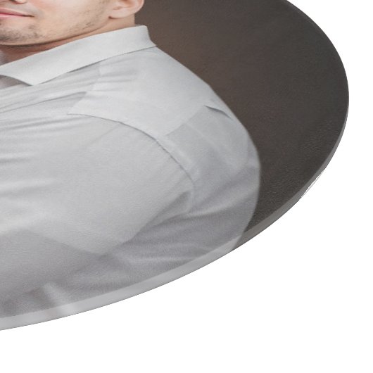 Aangepaste persoonlijke foto van de familie snijplank (Hoek)