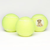 Aangepaste persoonlijke foto van Dog Tennisballen (Multi)