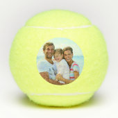 Aangepaste persoonlijke foto van Tennis Player Tennisballen (Voorkant)