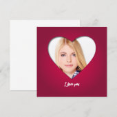 Aangepaste persoonlijke foto van Valentijn (Voorkant / Achterkant)