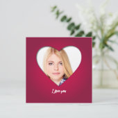 Aangepaste persoonlijke foto van Valentijn (Staand voorkant)