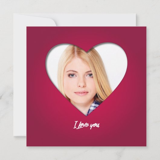 Aangepaste persoonlijke foto van Valentijn (Voorkant)